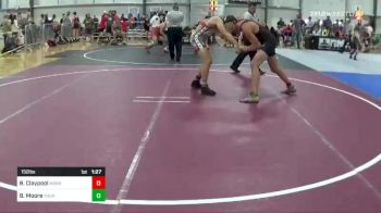 152 lbs Round Of 16 - Bryce Claypool, Morris Hs vs Bruce Moore, Young Guns