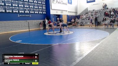 172 lbs Round 1 - Preston Thronson, Hibbing vs Mathias Pierce, Waconia