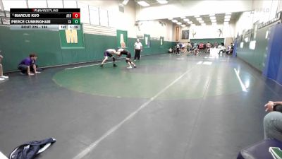 144 lbs Champ. Round 2 - Pierce Cunningham, Saint Augustine vs Marcus Kuo, Arroyo