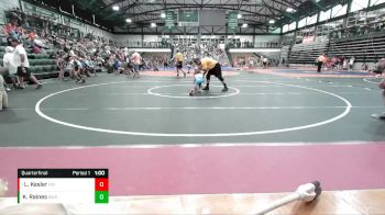 54-58 lbs Quarterfinal - Lane Kesler, Fisher vs Krew Raines, Sandwich Wrestling Club