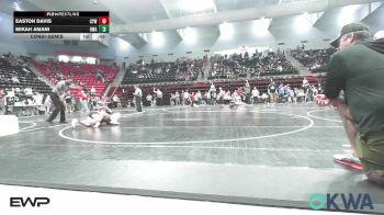 85 lbs Consolation - Easton Davis, Coweta Tiger Wrestling vs Mikah Amani, HURRICANE WRESTLING ACADEMY