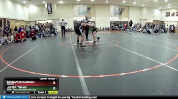 132 lbs Champ. Round 1 - Keegan Schlabach, Indiana vs Jester Thang, Perry Meridian Wrestling Club