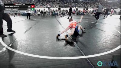 58 lbs Semifinal - Kade Whitenack, Tiger Trained Wrestling vs Porter Flanery, Cowboy Wrestling Club