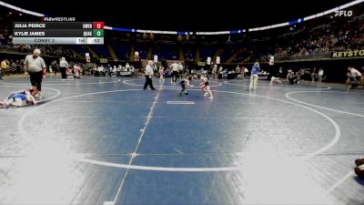 55 lbs Consy 3 - Julia Peirce, Owen J. Roberts vs Kylie James, Quakertown