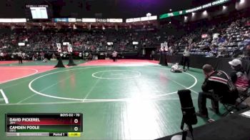 70 lbs Champ. Round 2 - Camden Poole, CRT2 vs David Pickerel, JRP1