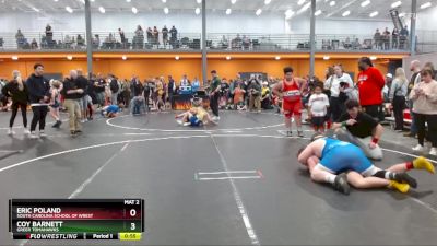 Round 1 - Eric Poland, South Carolina School Of Wrest vs Coy Barnett, Greer Tomahawks