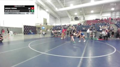 120 lbs Cons. Round 2 - Abigail Burns, Empire Battle School vs Aylin Macdonald, Evanston Elite