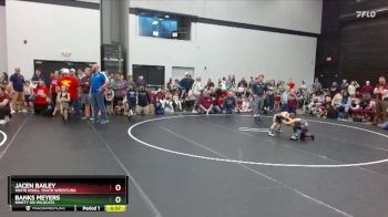 49 lbs Semifinal - Jacen Bailey, White Knoll Youth Wrestling vs Banks Meyers, Ninety Six Wildcats