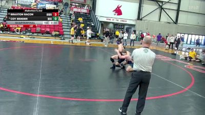 174 lbs Quarterfinal - Braxton Bacon, Oklahoma Wesleyan vs Coy Bender, McKendree