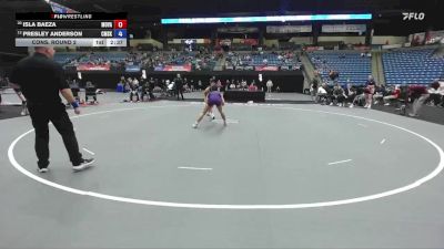 124 lbs Cons. Round 2 - Isla Baeza, Missouri Valley vs Presley Anderson, Cumberlands