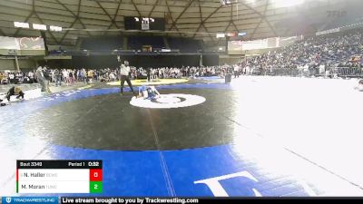 100 lbs Cons. Round 2 - Nathaniel Haller, Big Cat Wrestling Club vs Marcos Moran, Toppenish USA Wrestling Club