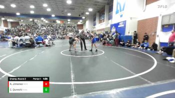 113 lbs Champ. Round 2 - Chris Qureshi, Fountain Valley vs Adrian Jimenez, Marina