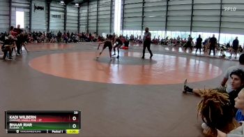 106 lbs Finals (8 Team) - Kadi Wilbern, Charlies Angels Pink vs Bhaar Riar, Flashes