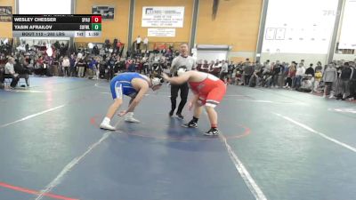 285 lbs Round Of 32 - Wesley Chesser, Spaulding NH vs Yasin Afrailov, Suffield/Windsor Locks