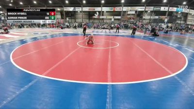 75 lbs Champ. Round 1 - Adrian Frieze, Colstrip Wrestling Club vs Brock Hysell, Yankton Bucks