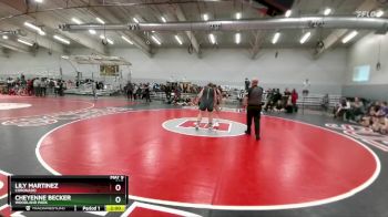 235 lbs Champ. Round 2 - Lily Martinez, Coronado vs Cheyenne Becker, Woodland Park