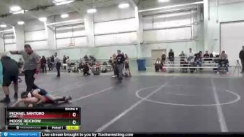 80 lbs Round 6 (8 Team) - Michael Santoro, NCWAY vs Moose Reichow, Ranger WC