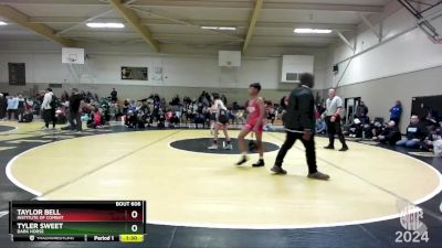 89 lbs Quarterfinal - Tyler Sweet, Dark Horse vs Taylor Bell, Institute Of Combat