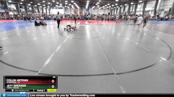 64 lbs Rd# 1 9:00am Friday - Collin Artman, Scorpions vs Jett Brenner, Terps Xtreme