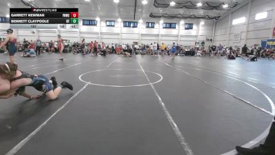 157 lbs Round 4 (6 Team) - Bennett Claypoole, Ohio Titan vs Garrett Newman, Phoenix WC
