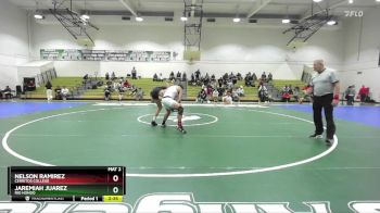 197 lbs 5th Place Match - Nelson Ramirez, Cerritos College vs Jaremiah Juarez, Rio Hondo