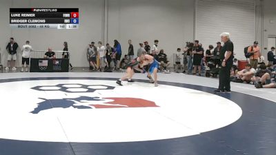 48 kg Cons. Sub-rd Of 32 - Luke Reimer, Fords Wrestling vs Bridger Clemons, Richmond Wrestling Club