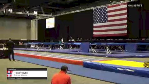 Tinsley Bube - Tumbling, Premier Athletics - 2021 USA Gymnastics Championships