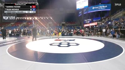 105 lbs Champ. Rd Of 32 - Sarissa Tucker, VA vs Talea Nichols, ID