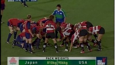 RWC 2003 Japan vs USA
