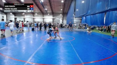 106 lbs 3rd Place - John Fenuto, Seagulls vs Pietro Velardi, Ruthless - HS