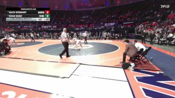 3A 144 lbs 1st Place Match - Evan Gosz, Palatine (Fremd) vs Zach Stewart, Aurora (Marmion Academy)