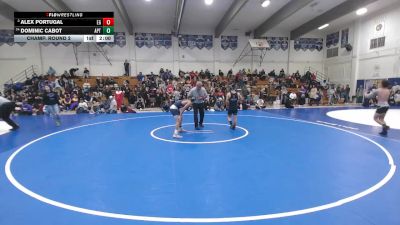 110 lbs Champ. Round 2 - Dominic Cabot, Aptos vs Alex Portugal, Elk Grove