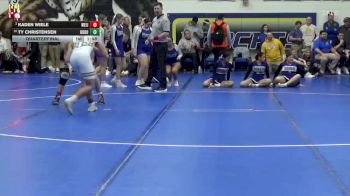 157 lbs Quarterfinal - Ty Christensen, Don Bosco vs Kaden Wiele, West Liberty