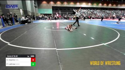 49 lbs Consi Of 16 #2 - Dayvion Espino, Oakdale vs Pierson LaGrow, Massa Maniacs