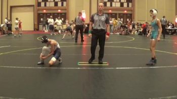 91 lbs Quarterfinals (8 Team) - Cole Desiano, SVRWC Silver vs Lucas Gingrich, American MMA & Wrestling