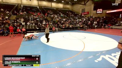 141 lbs Champ. Round 3 - Collin Roberts, Viewmont vs Logan Bockenstedt, Springville High School