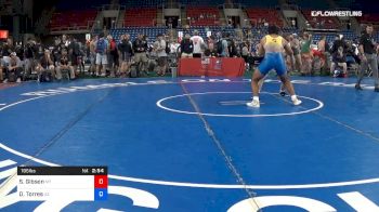 195 lbs Rnd Of 64 - Shane Gibson, Montana vs Diego Torres, Arizona