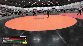 100 lbs Cons. Round 3 - Madden Talley, Harrah vs Shiloh Epp, Paola HS