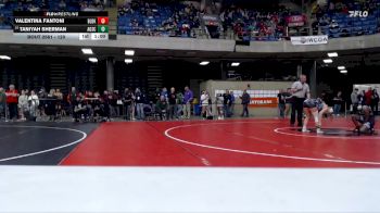 120 lbs Champ. Round 3 - Taniyah Sherman, Unattached vs Valentina Fantoni, Glenbard West