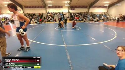 215A Cons. Semi - Kaden Kasper, Laramie vs Ian Black, Thunder Basin High School