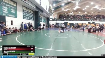 105 lbs Cons. Round 4 - Ella Corner, Syringa vs Aurora Rider, Kuna
