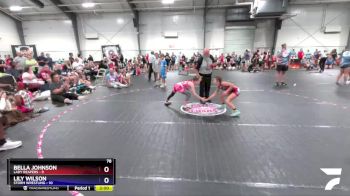 78 lbs Finals (2 Team) - Bella Johnson, Lady Reapers vs Lily Wilson, Storm Wrestling