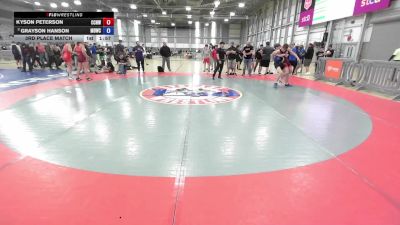 126 lbs 5th Place Match - Kyson Peterson, CNWC Concede Nothing Wrestling Club vs Grayson Hanson, Mat Demon Wrestling Club