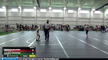 40 lbs Round 3 (3 Team) - Kayden Thompson, WV Wild vs Brendon Ralston, Donahue WA