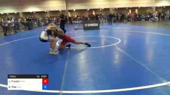 132 lbs Prelims - Jayden Frazier, Maritime Wrestling Academy vs Aiden Poe, Team Kombat