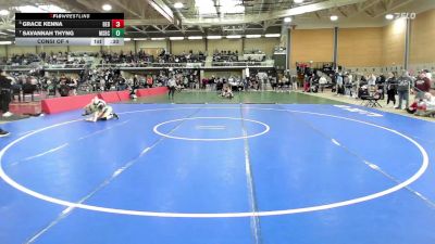 120 lbs Consi Of 4 - Grace Kenna, Bedford vs Savannah Thyng, Massabesic