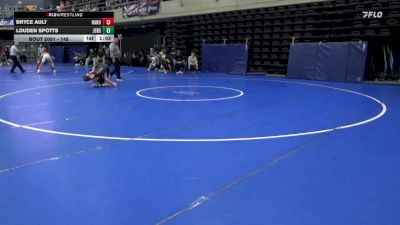 145 lbs Quarterfinal - Bryce Ault, Hanover vs Louden Spotts, Jersey Shore