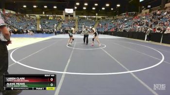 130 lbs Quarterfinal - Laiken Clark, Topeka-Washburn Rural vs Alexis Means, Wichita-Bishop Carroll