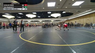 109 lbs Consi Of 32 #2 - Acailles Jenks, Uintah vs Eva Franciotti, Elite Force WC