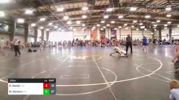 90 lbs Rr Rnd 1 - Dutch Sandy, Felix Wrestling Academy vs Mack Santoro, Grit Alliance